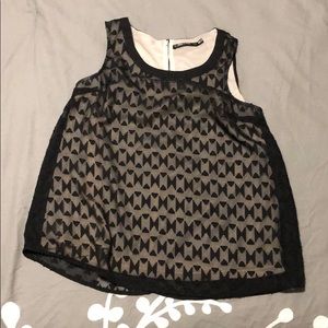 Lined Sleeveless Blouse